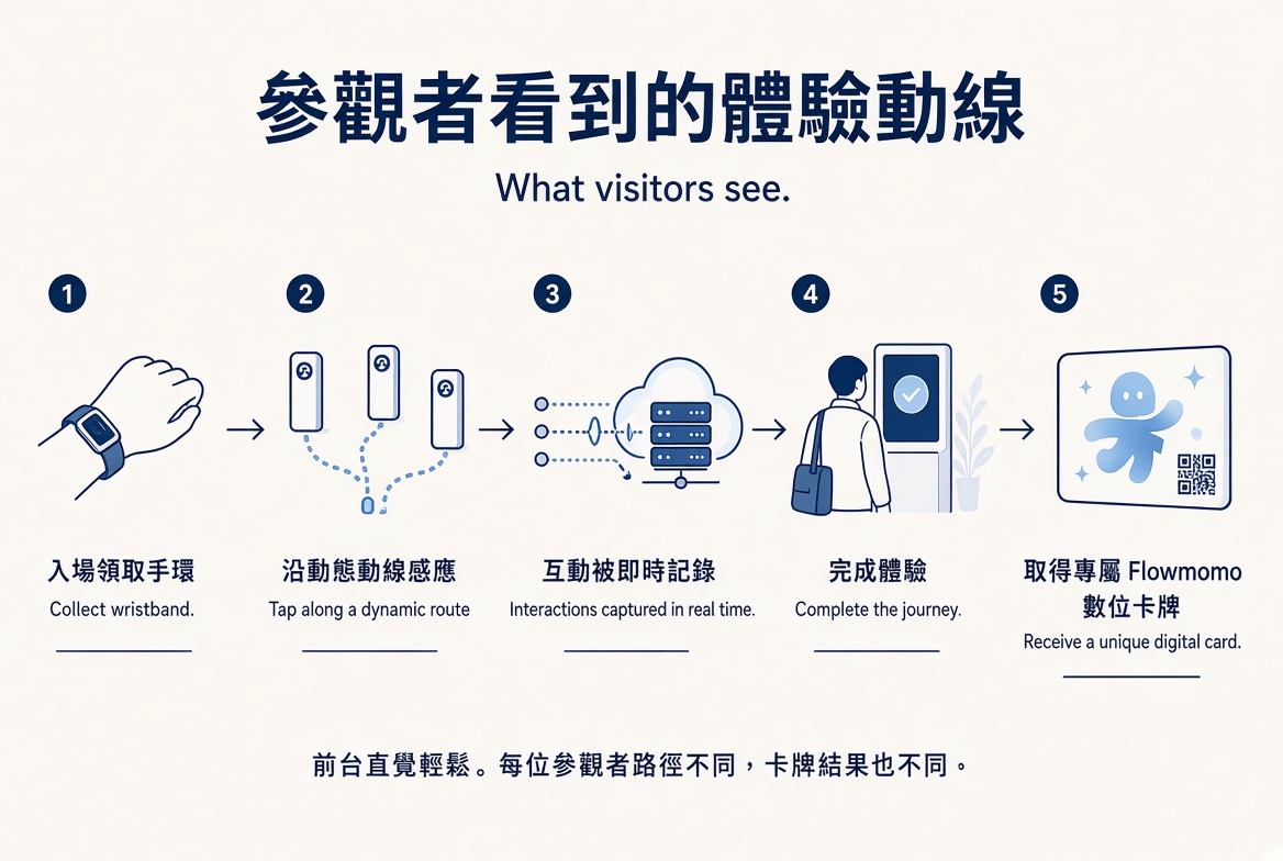 參觀者體驗動線